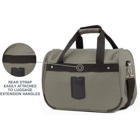 5 Softside Lightweight Underseat Carry-On Travel Tote, Overnight Weekender Bag - Picture 4 of 7